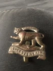 BRITISH ARMY THE LEICESTERSHIRE REGIMENT - INDOOSTAN - WW1 MILITARY  CAP BADGE