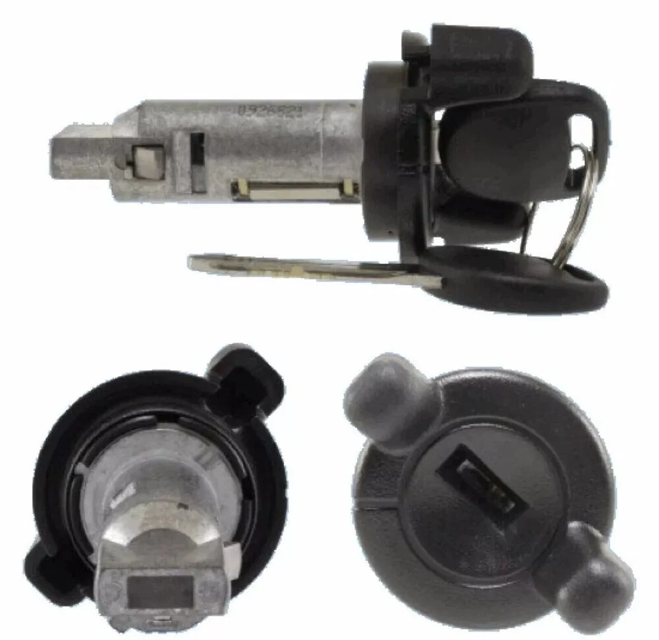 Nuevo cilindro de bloqueo de encendido de repuesto y llaves reemplazo GMC OEM # 12472980 negro Foto 2 de 4