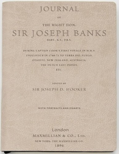 Sir Joseph Banks Leather Bound Journal UK Import-image