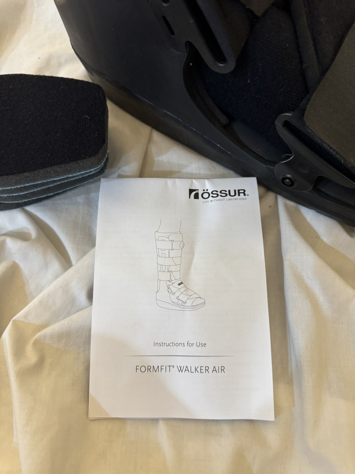 Ossur Tall Form Fit Walking Boot/Brace with Pump Adjustable 15" Tall