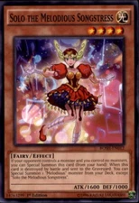 2016 Yu-Gi-Oh Breakers of Shadow #BOSHEN012 Solo the Melodious Songstress C