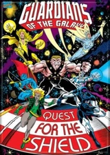 GUARDIANS OF THE GALAXY QUEST FOR THE SHIELD MARVEL MAGNET 2.5” X 3.5” NEW