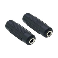 SEYUGOPTI 3.5 mm Stereo Female to 3.5mm Adapter, 1/8" Black