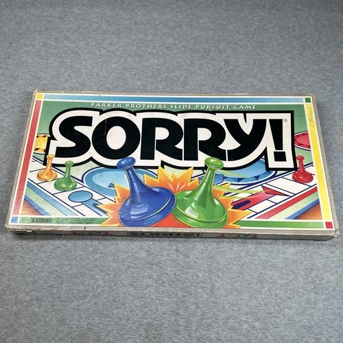Vintage Parker Brothers SORRY! Board Game Complete Set 1995 NOTE