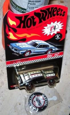 Hot Wheels RLC 2005 EXCLUSIVE 442 OLDS Kit Car #88 /7000 CHROME W/ WHITE STRIPES