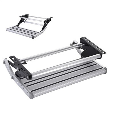 RV Steps 1-Step Manual Retractable RV Stairs 330 LBS for RV Trailer Camping