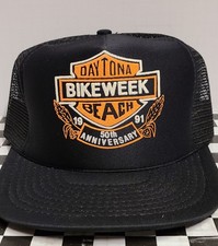  VINTAGE  Daytona Beach Bike Week 1991 50th Anniversary Hat
