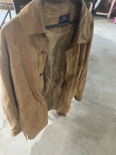 Brooks Brothers Suede Leather Jacket Genuine
