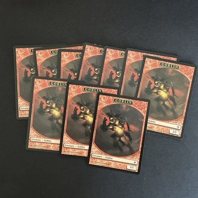 MTG 10x Goblin Token - Shards of Alara - Magic: The Gathering 