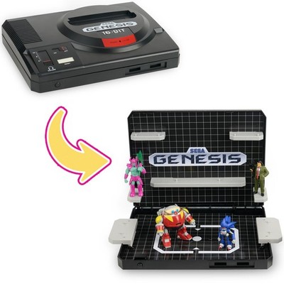 SEGA Genesis Supervillain Boss Bundle Display   Includes 4 Villain Figures + ...
