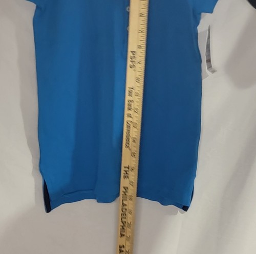 Polo Ralph Lauren Girls Size 8-10 Button Shirt Blue with Stripes Under Collar - Picture 7 of 8