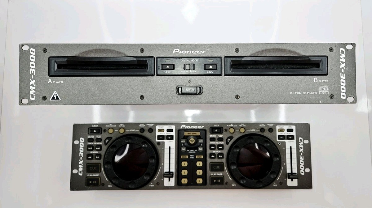 Pioneer CMX-3000 Dual Twin CD Deck Professional DJ CDJ Player