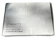 PhoneSoap 3 UV Cell Phone Sanitizer Dual Universal Cell Phone Charger Box