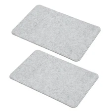 Felt Base Shaper, Bag Bottom Shaper 14 x 9 Inch for Purse (2 Pack, Light Gray)