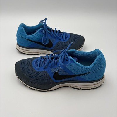 Nike Air Zoom Pegasus 30 Blue Black Running Shoes 599205-415 Mens Size 10