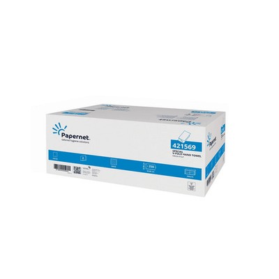 Papernet Papierhandtücher 421569, 3750 Blatt, 2-lagig V-Falz  | Karton (15