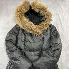 Authentic Mackage Womens Fur Hooded Parka Dow...