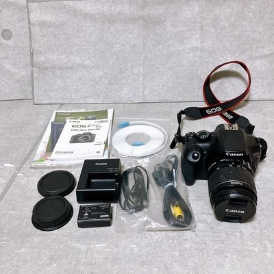 Canon EOS KISS X80 Digitale Spiegelreflexkamera Objektiv Kit Schwarz Top Zustand