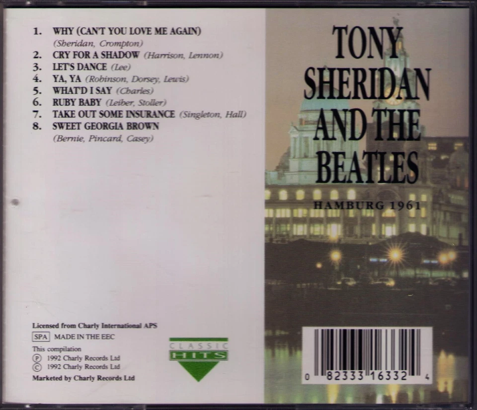 CD - TONY SHERIDAN AND THE BEATLES - HAMBURG 1961 - EEC 1992 - Classic Hits - nm - Bild 2 von 2