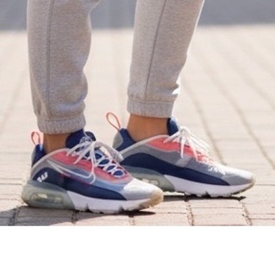 Nike Air Max 2090 Sneakers Mens Size 7.5 Blue Pink Running Shoes