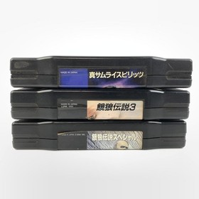 SNK Neo Geo Game Lot of 3 Fatal Fury Special etc. Cartridge Only Tested 7147 UT