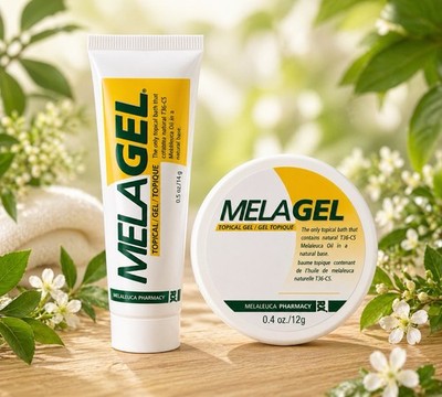 Melaleuca MelaGel Topical Balm .4oz And Disco Melagel Dúo
