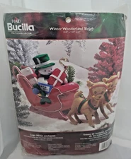 Bucilla Winter Wonderland Sleigh Felt Kit 2006