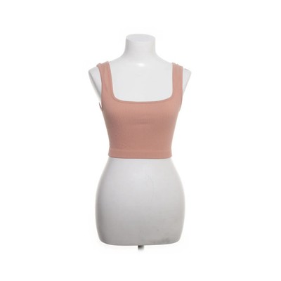 Zara, Crop Top, Größe: XS/S, Beige, Einfarbig, Damen #tiE