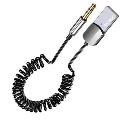 Bluetooth Aux Adapter Dongle USB To 3.5mm Jack Car Audio Aux Bluetooth 5.0