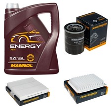 DENCKERMANN Inspektionspaket MANNOL Energy 5W-30 5L für Mitsubishi Outlander