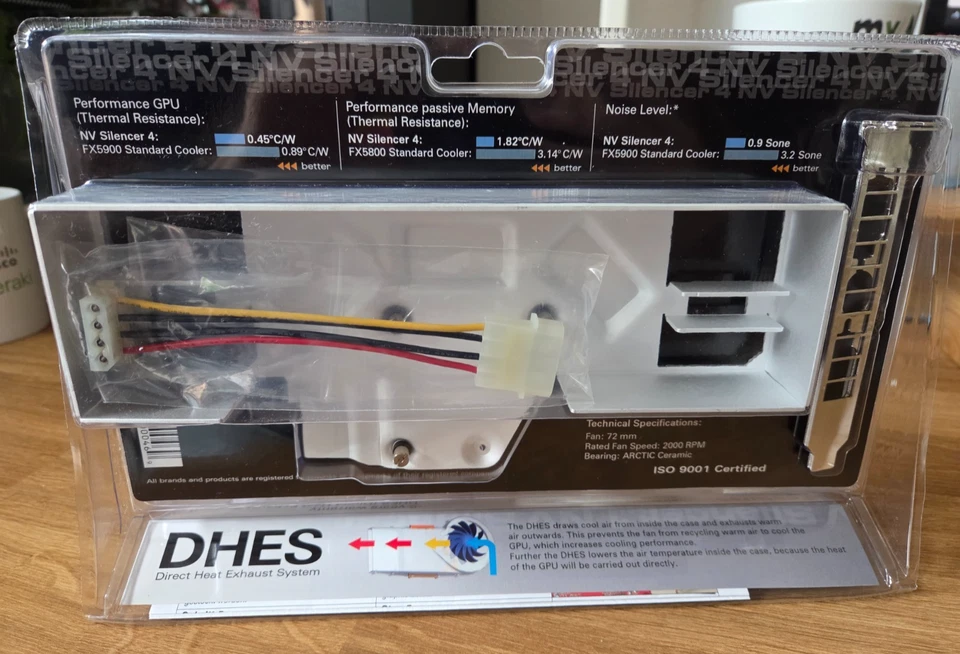 Arctic Cooling NV Silencer 4 GeForce FX5800 - 5950 (Ultra) GPU VGA Cooler - Image 3 of 3