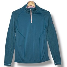 Mizuno Women's M Breath Thermo 1/4 Zip Pullover Shirt Japan Engineered Athletic