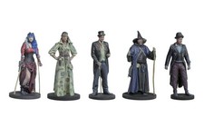 Bassett-Lowke BL8010 Steampunk pasajeros de pie Pack 1, 5 Figuras (sin Pintar), 