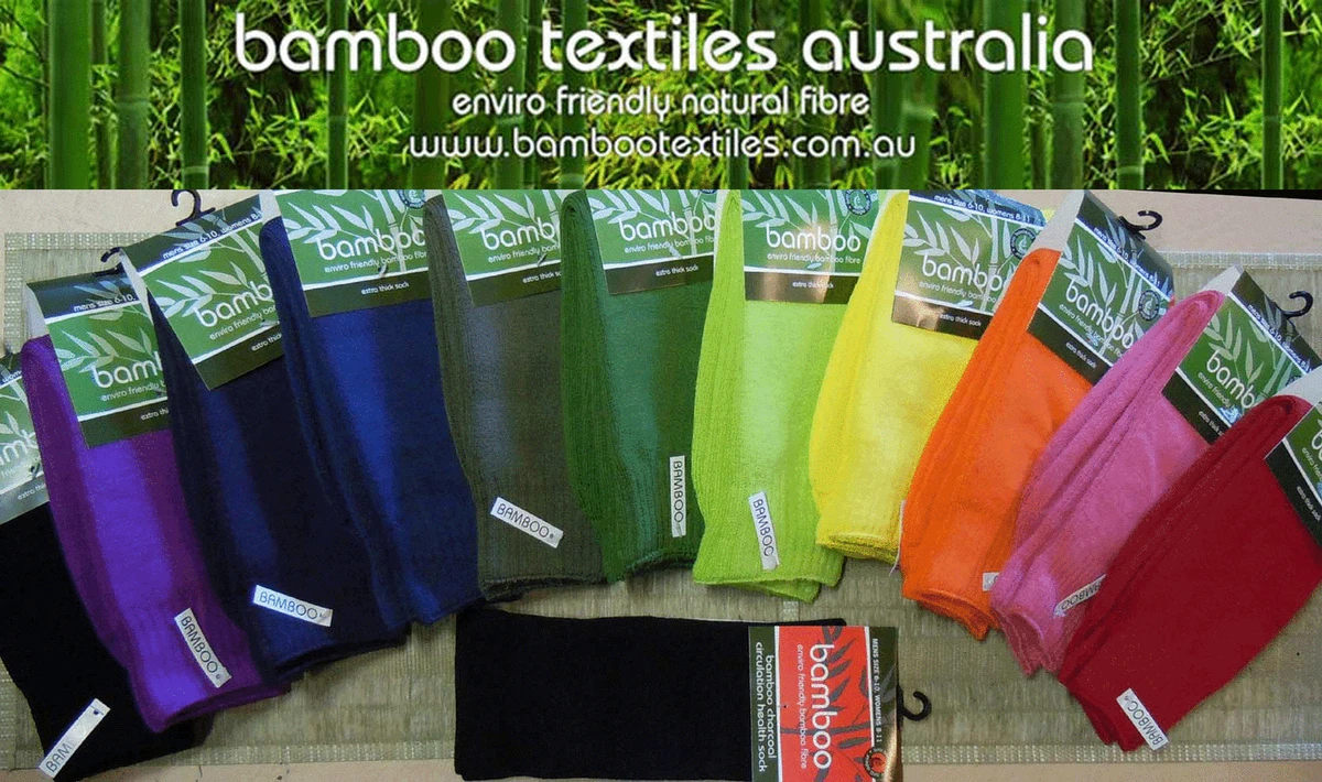 BAMBOO SOCKS -- 92% Bamboo Fibre Socks, Extra Thick, bushwalking/work