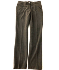 Tahari Arthur S Levine Womens Dress Pants Sz 4 Gray Classic Straight Leg Stretch