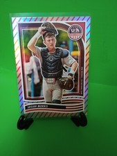D6 2024 Panini Stars and Stripes - Stripes #40 Josiah Morris (RC)