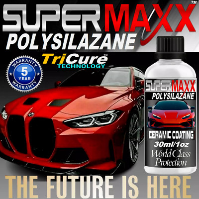 CERAMIC CAR COATING PROFESSIONAL ''5 YEAR'' POLYSILAZANE PAINT SEALANT HIGH GLOSS