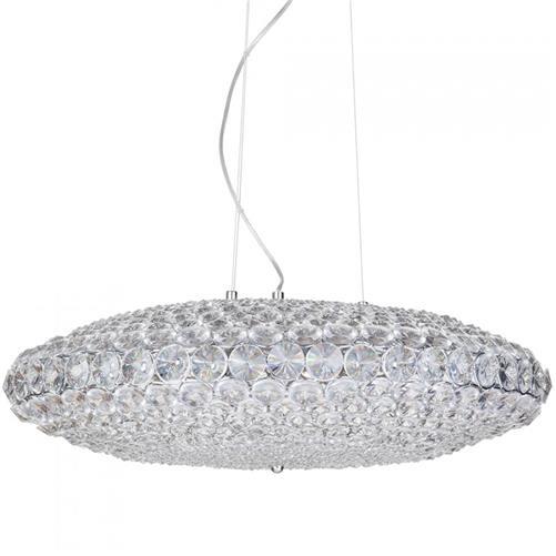 Visconte Ceiling Pendant Crystal Effect G9 12 Light - Polished Chrome Ex Display