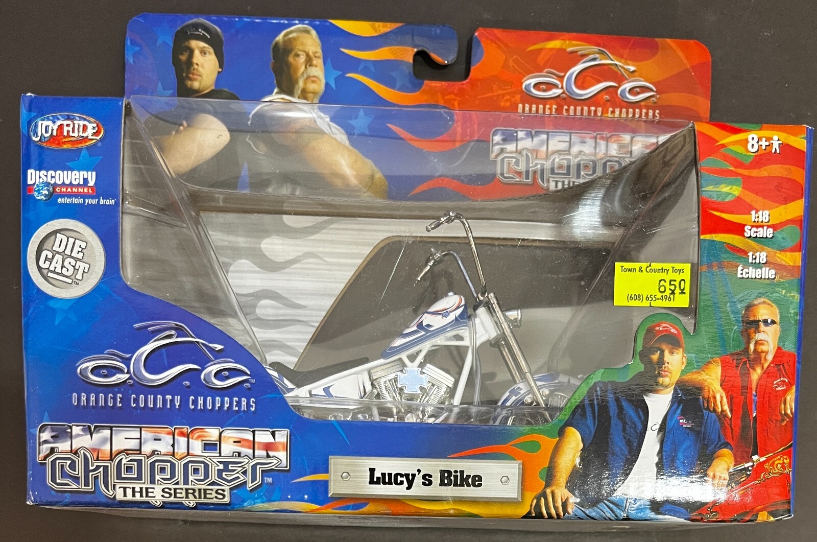 Joyride 2004 Orange County Choppers Lucy's Bike 1:18 American Chopper