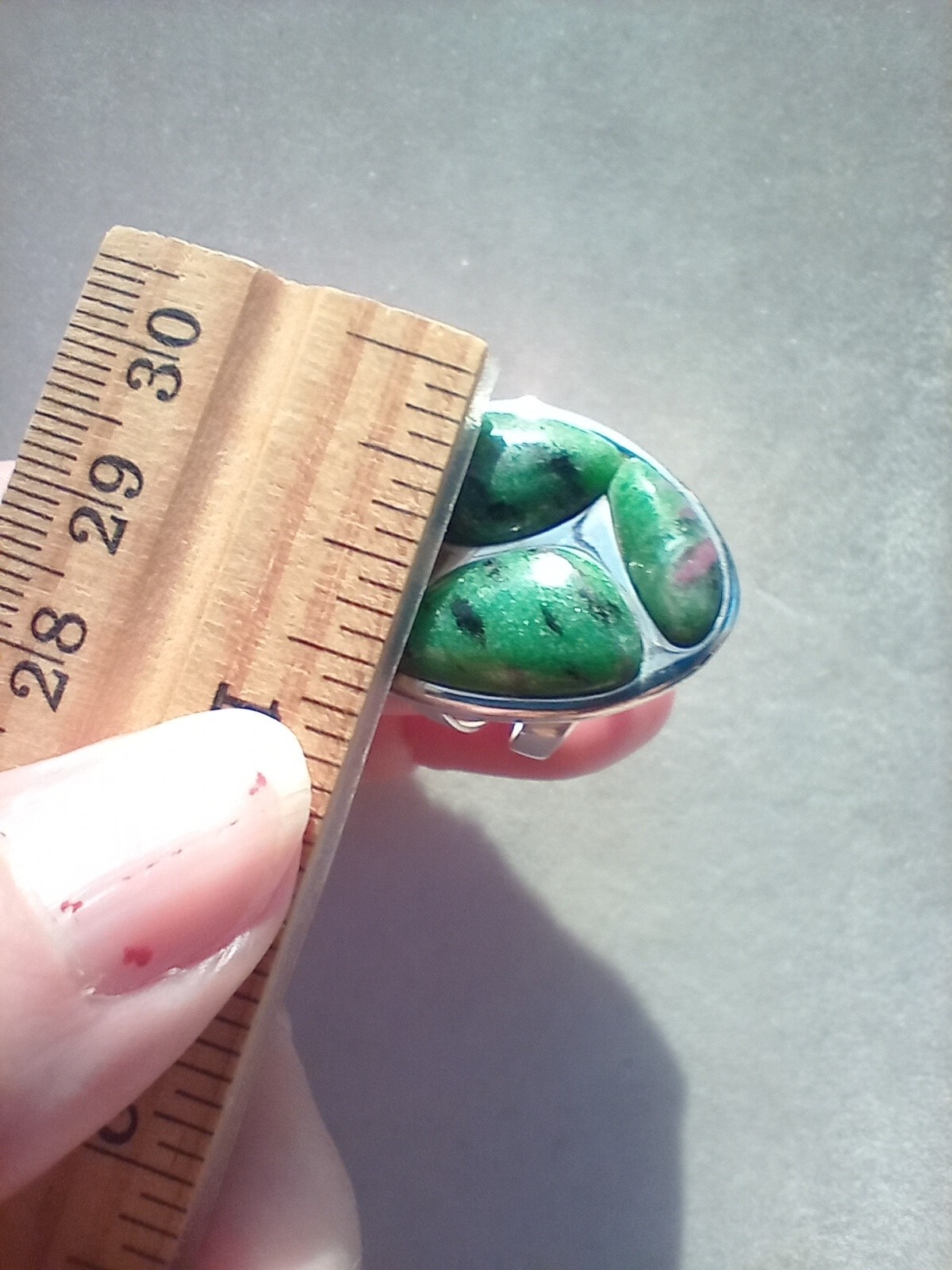 Jay King DTR ruby zoisite ring, size 9 Sterling S… - image 4