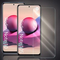 2X Panzer Folie FüR Redmi Note 10 / Redmi Note 10S Echt Glas Displayschutzfolie