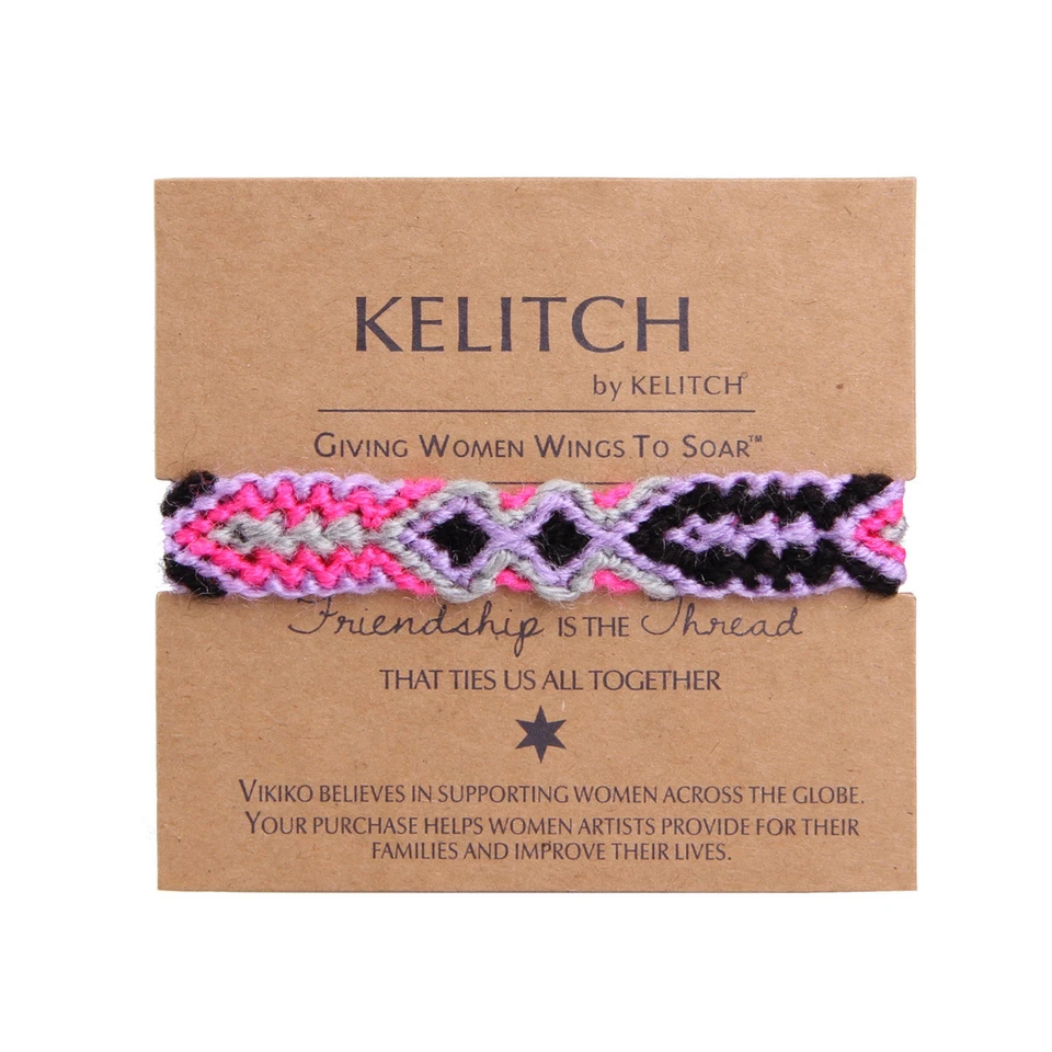 Joyería Ajustable Cuerda de Algodón Hecha a Mano Bohemia Amistad Pulseras Bijoux Foto 2 de 4