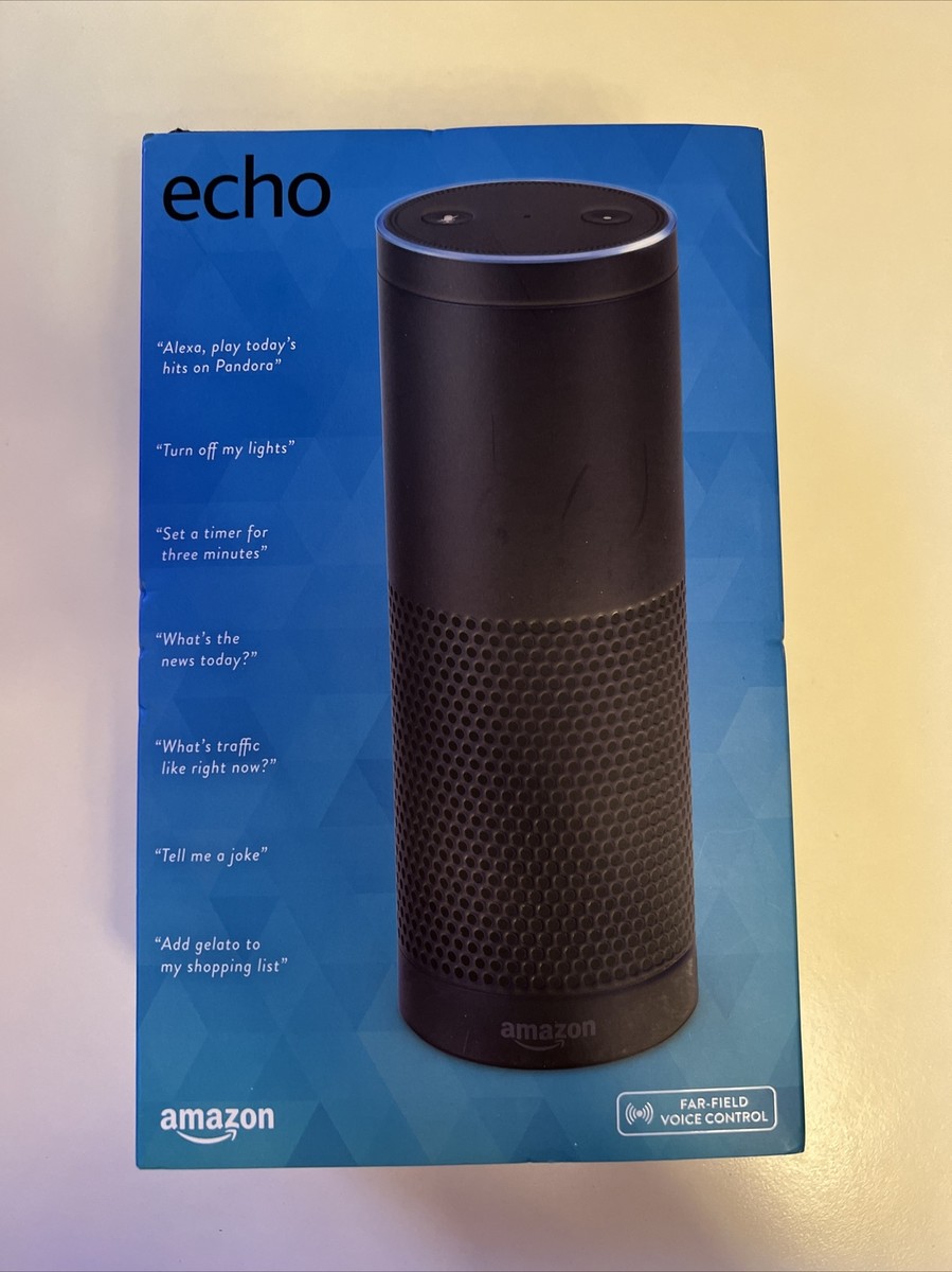 Amazon Echo (1st Generation) Smart Assistant - Black 848719080438