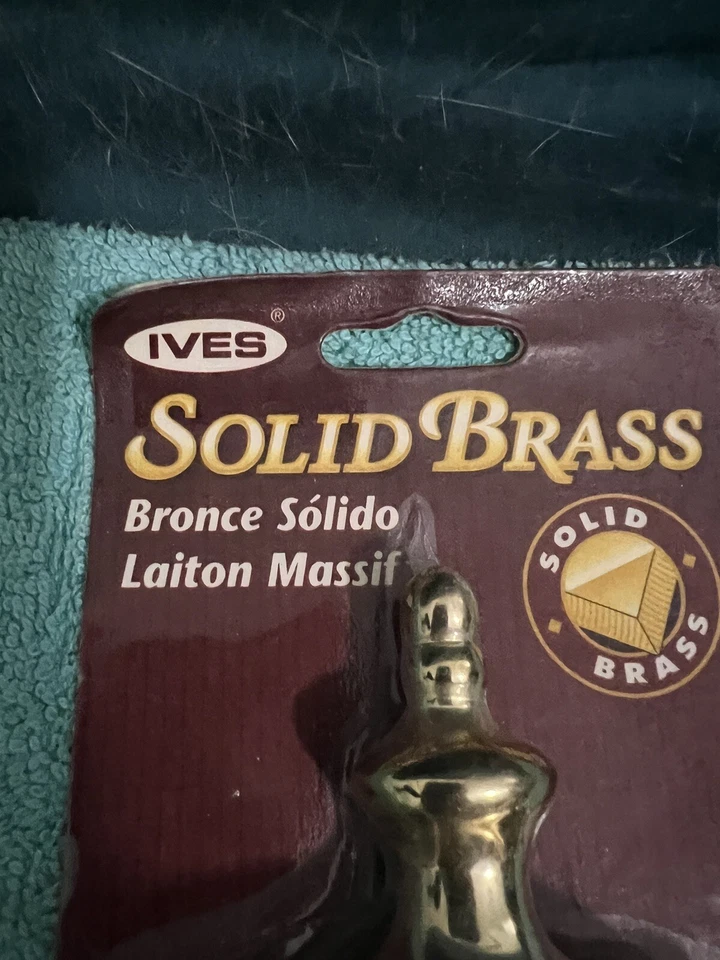 Llamador de puerta de latón Ives NOS Foto 2 de 4