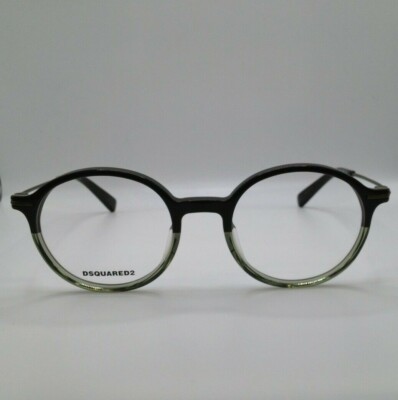 DSQUARED2 DQ 5286 098 Brown Gradient Round Plastic Eyeglasses Frame 50-20-145
