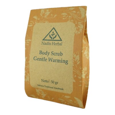 Nadis Herbal, Body Scrub, 50g, Gentle Warming (Pack of 1)