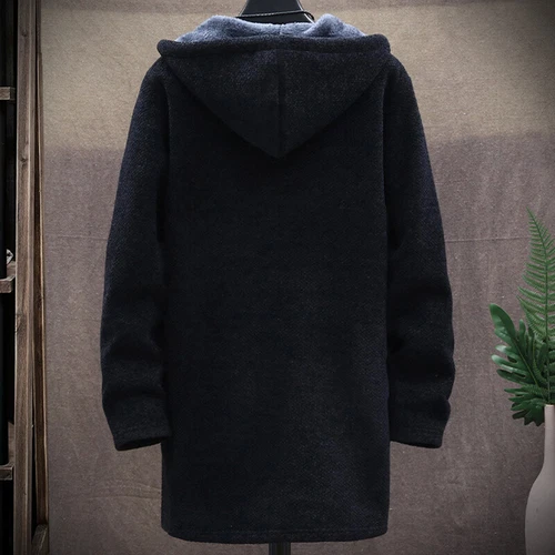 Men Thick Warm Fleece Lined Hooded Hoodie Winter Zip Up Coat Jacket Sweatshirt □ - Picture 13 of 27