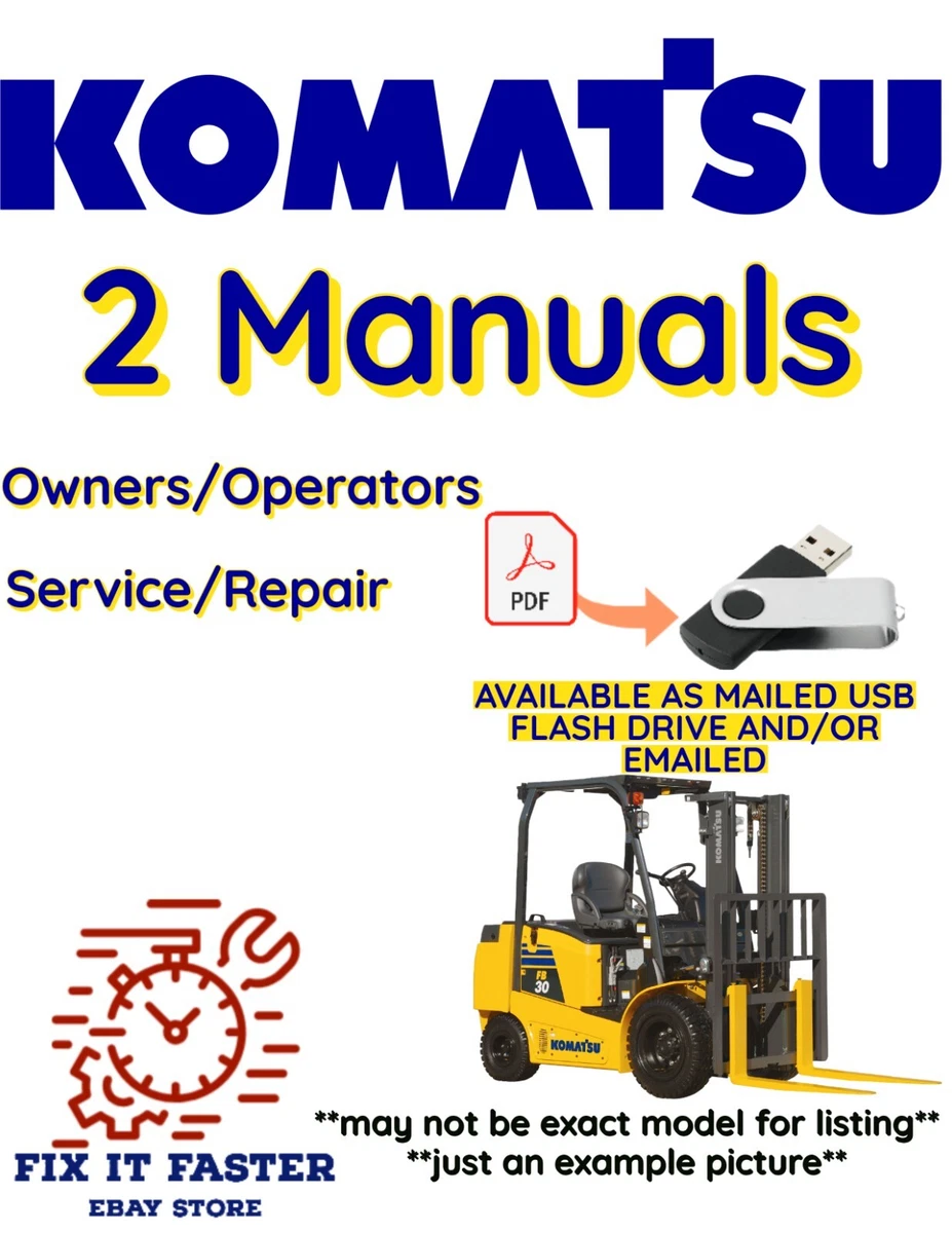 Komatsu Heavy Equipment Manuals & Books for Komatsu Forklift for