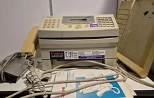 Vintage Fax Machine Lot Cannon Multipass 800 Convertable Printer SupraFax Modem