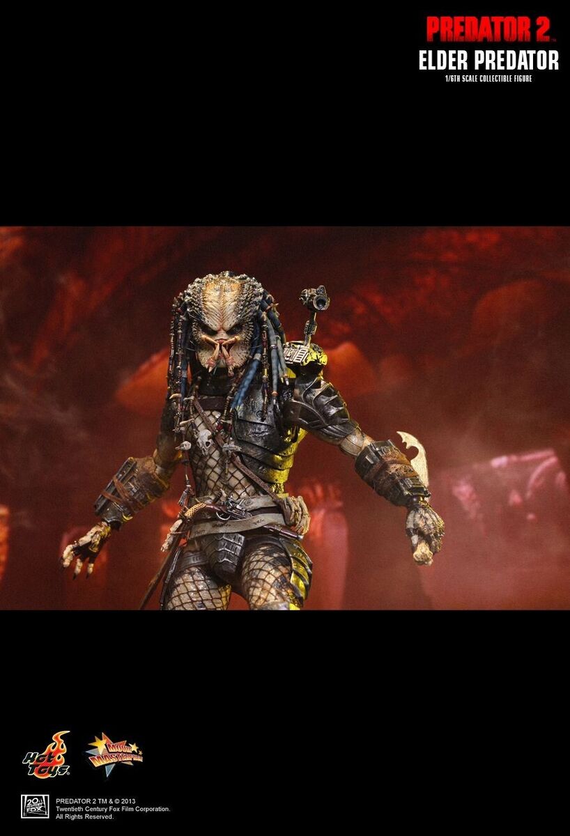 HOT TOYS MMS233 PREDATOR 2 ELDER PREDATOR 1/6TH SCALE HOT TOYS MMS233 PREDATOR 2 ELDER PREDATOR 1/6TH SCALE